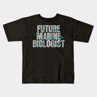 Future Marine Biologist Biology Students Gift Kids T-Shirt